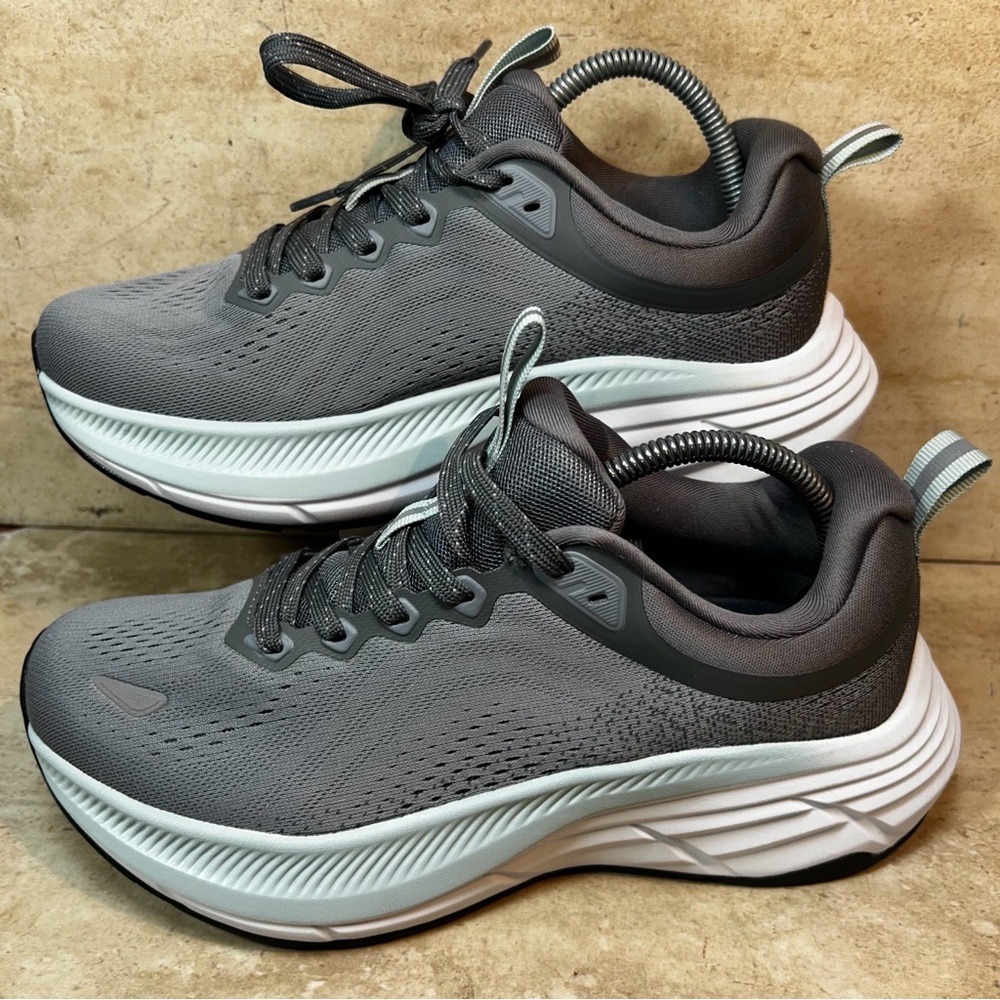 Nortiv8 Mens Running Shoes Grey Mesh Athletic Sneakers SNWS248W Size 10